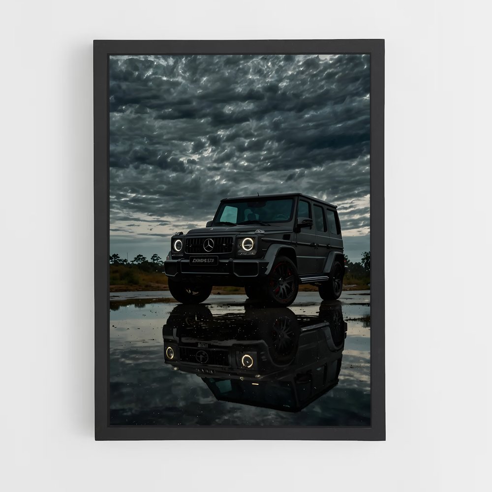 Poster G Wagon sur l'Eau – affiche Mercedes (vue 2)